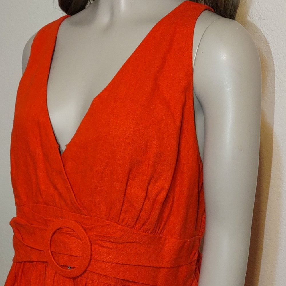 🆕 STUDIO JPR Bright Ruffled Bottom Maxi Dress - Picture 5 of 10